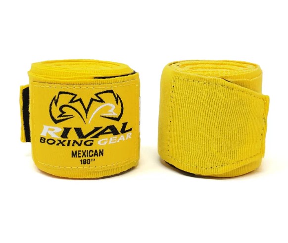 Rival Boxbandagen Mexican 4,5m, Gelb