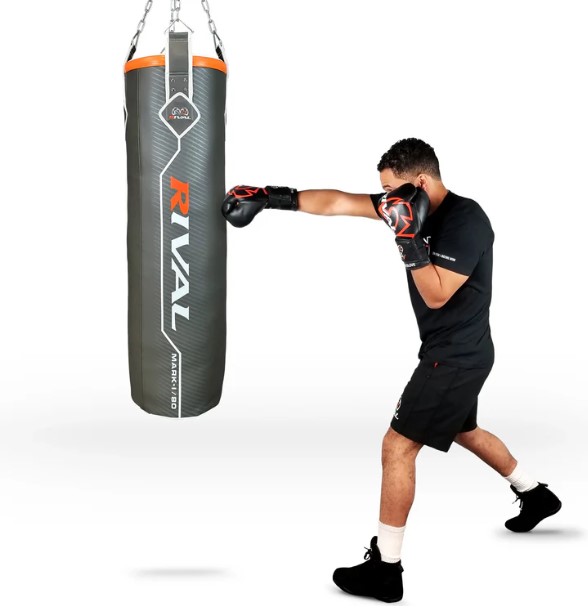 Rival Boxsack 120x35cm 35kg, Grau