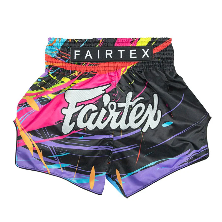 Fairtex Muay Thai Shorts BS1933 World Music, Schwarz