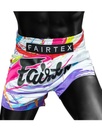 Fairtex Muay Thai Shorts BS1933 World Music, Weiß