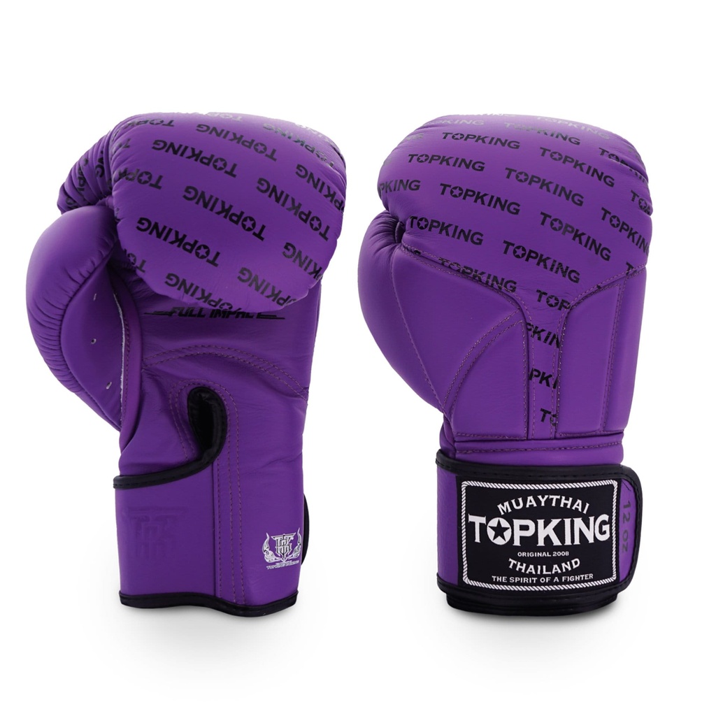 Top King Boxing Gloves Full Impact, Purple