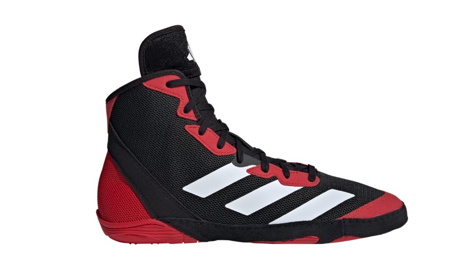 adidas Ringerschuhe Adizero, Schwarz-Rot-Weiß