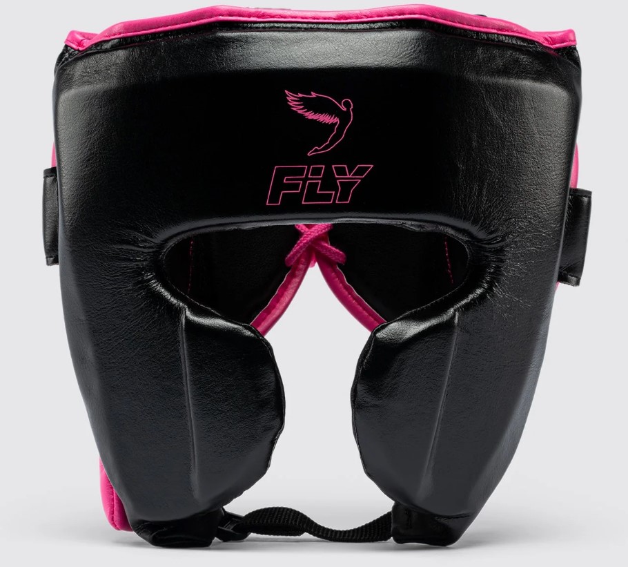 Fly Kopfschutz Cheek Protector Knight X, Schwarz-Pink