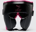 Fly Kopfschutz Knight X, Schwarz-Pink