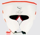 Fly Head Guard Cheek Protector Knight X, White-Orange