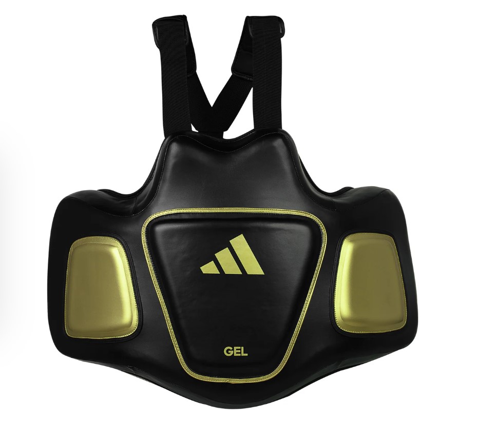 adidas Body Protector Super, Schwarz-Gold