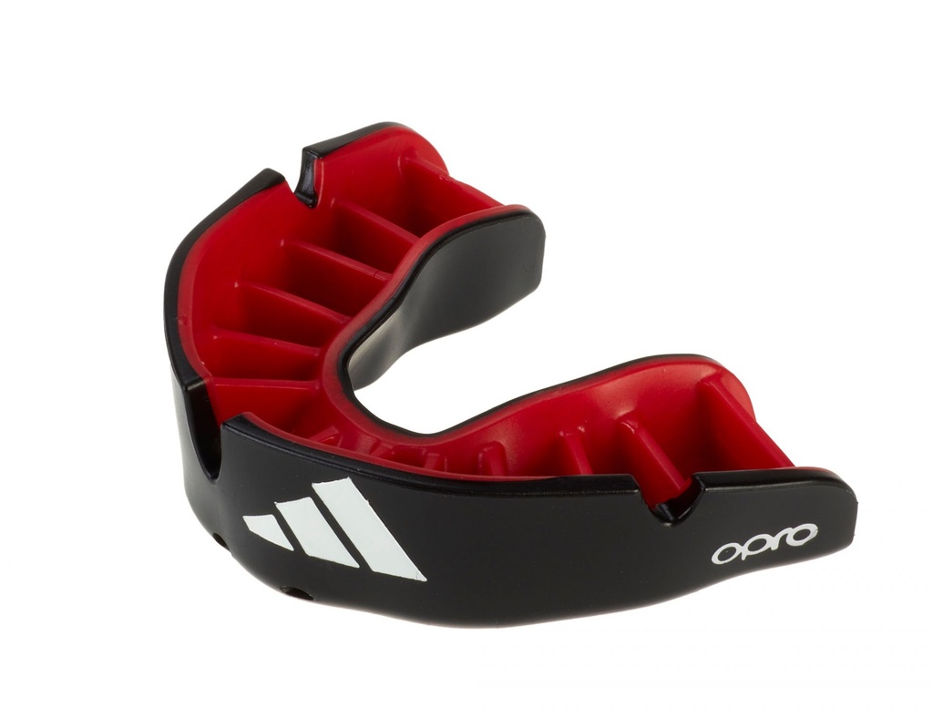 adidas Mouthguard OPRO Silber Senior, Black-Red