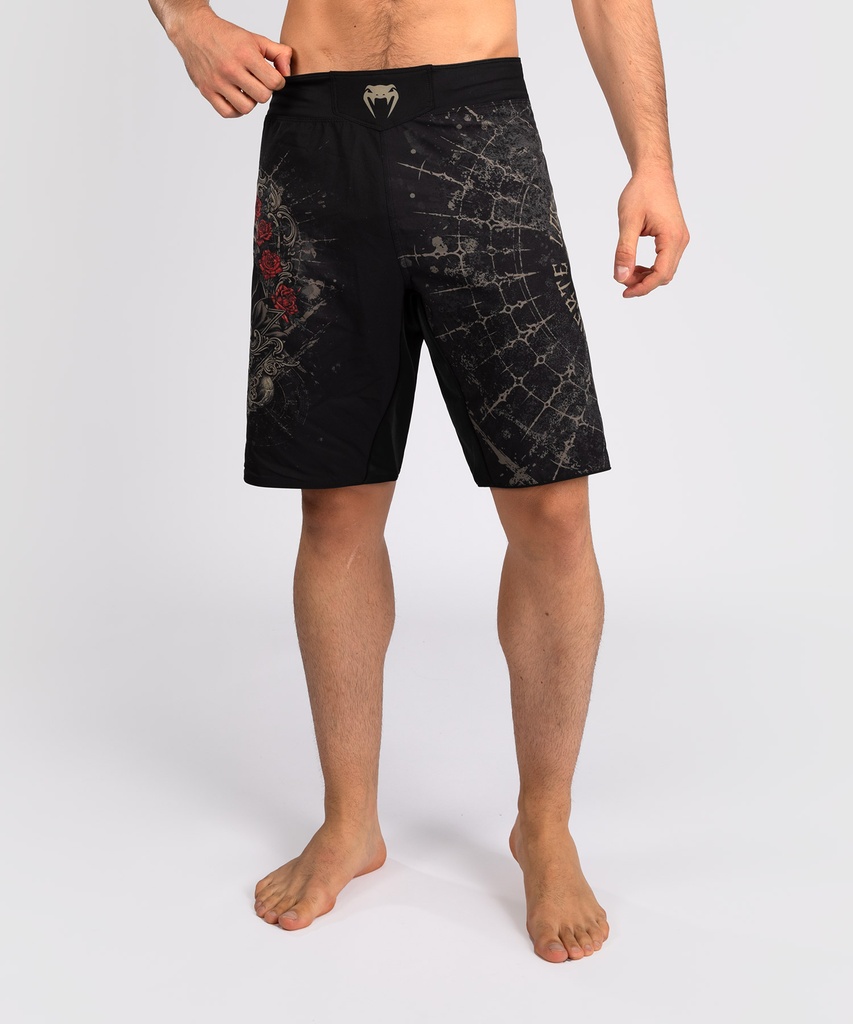 Venum Fight Shorts Santa Muarte 5.0, Schwarz-Gold