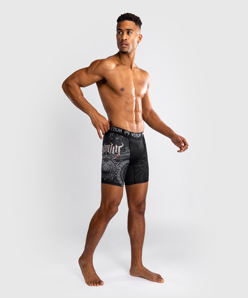 Venum Compression Shorts Gladiator 5.0, Black-Silver