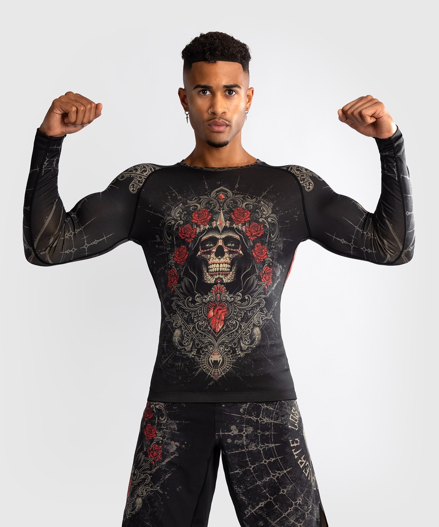 Venum Rash Guard Santa Muerte 5.0, Black