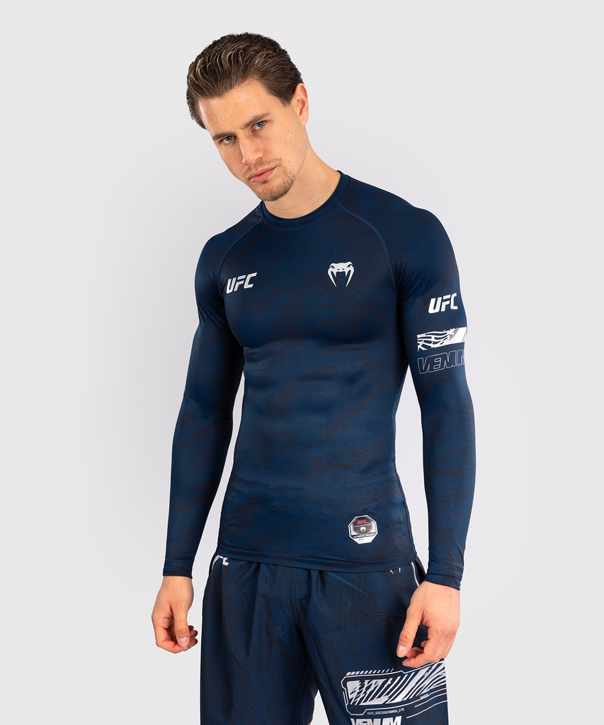 Venum Rash Guard UFC Fight Week Performance, Dark Blue