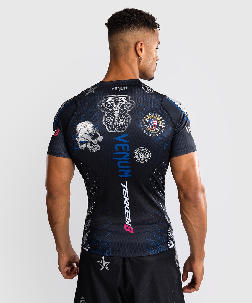 Venum Rash Guard X Tekken 8 Paul Phoenix, Schwarz