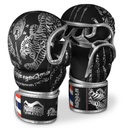 Phantom Sparring MMA Gloves Muay Thai LE, Black-Silver