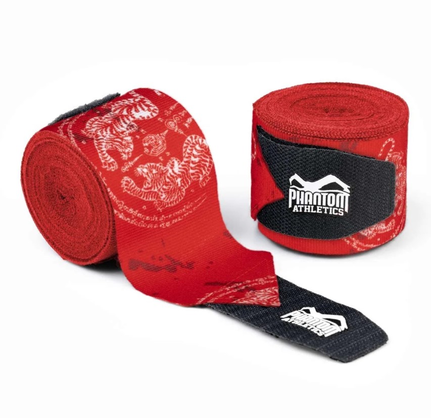 Phantom Boxbandagen Sak Yant 4m, Rot