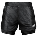 Phantom Fight Shorts Fusion 2in1 Camo Tiger, Schwarz-Grau