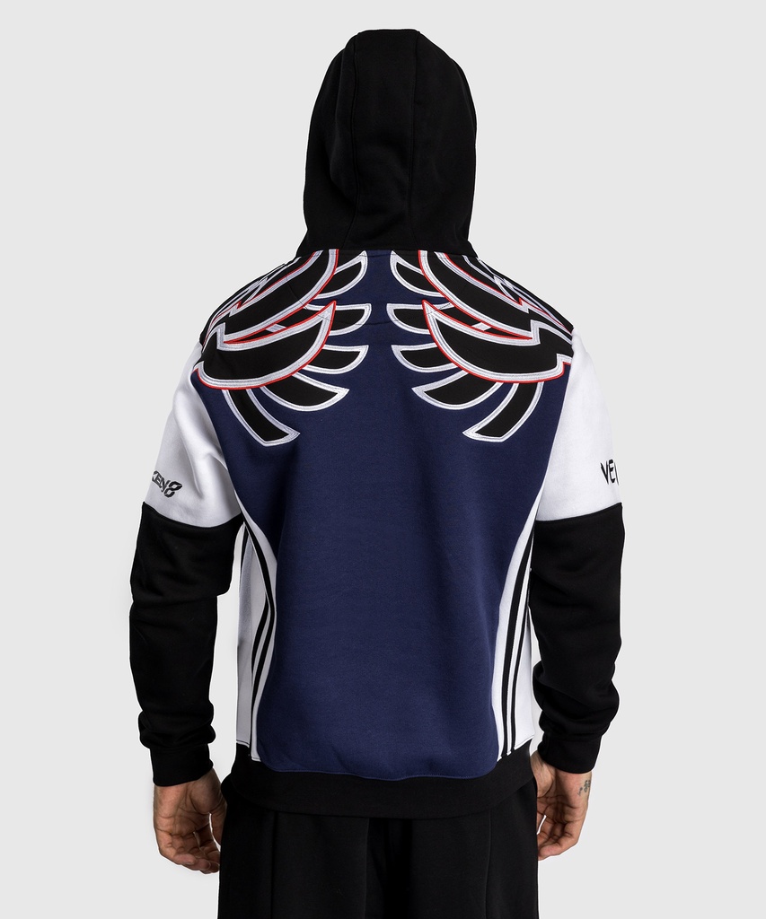 Venum Hoodie X Tekken 8 Jin Kazama, Blau-Weiß