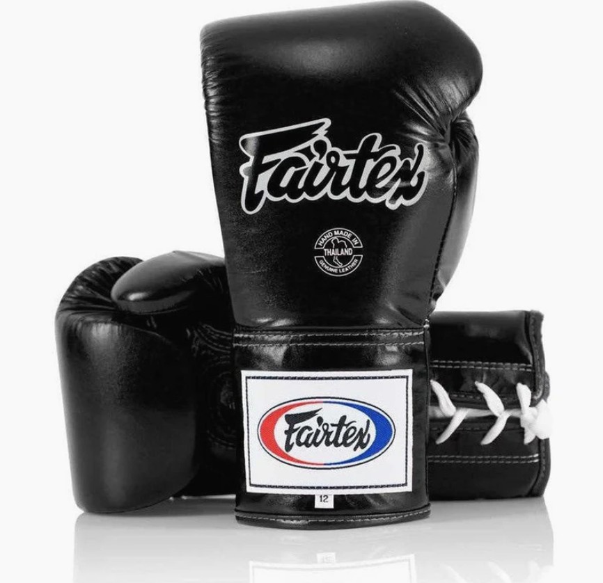 Fairtex Boxhandschuhe Pro Fight BGL6, Schwarz