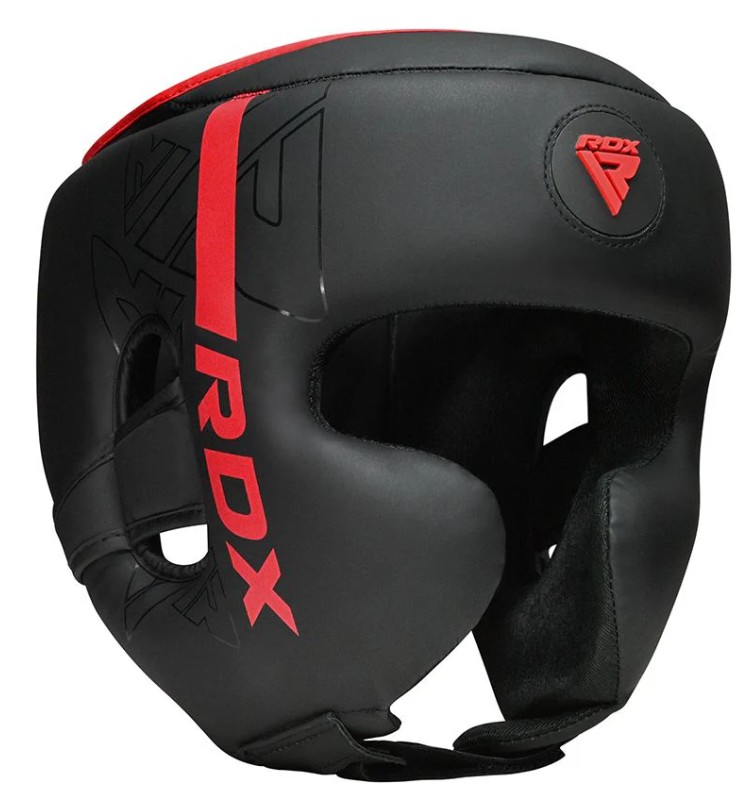 RDX Head Guard F6 Kara, Black-Red