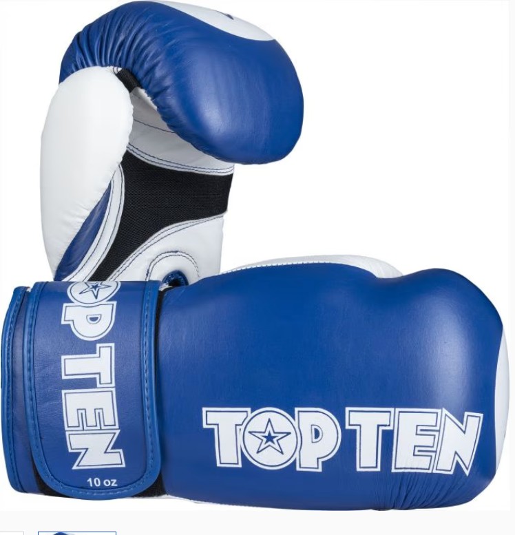 Top Ten Boxhandschuhe Star XLP, Blau-Weiss