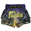 Fairtex Muay Thai Shorts BS1941 Short Dawn, Blau-Gelb