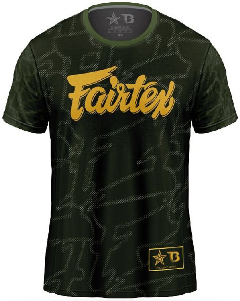 Fairtex T-Shirt X Booster, Army-Grün