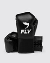 Fly Boxhandschuhe Halcyon Pro Fight mit Schnürung, Schwarz