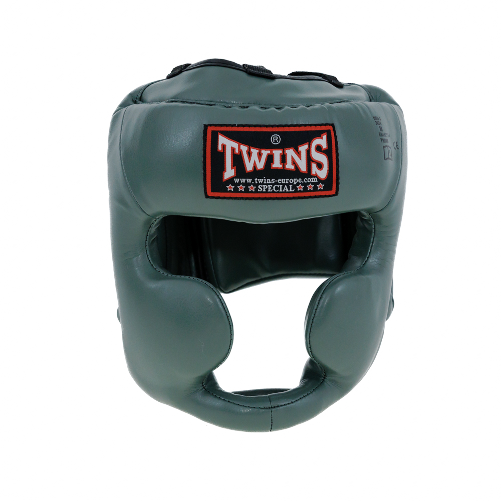 Twins Head Guard HGL3 Skintex, Green
