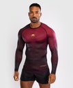 Venum Rash Guard Tactical XT, Schwarz-Burgundrot-Gold