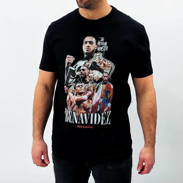 Rival T-Shirt David Benavidez The Mexican Monster, Black 