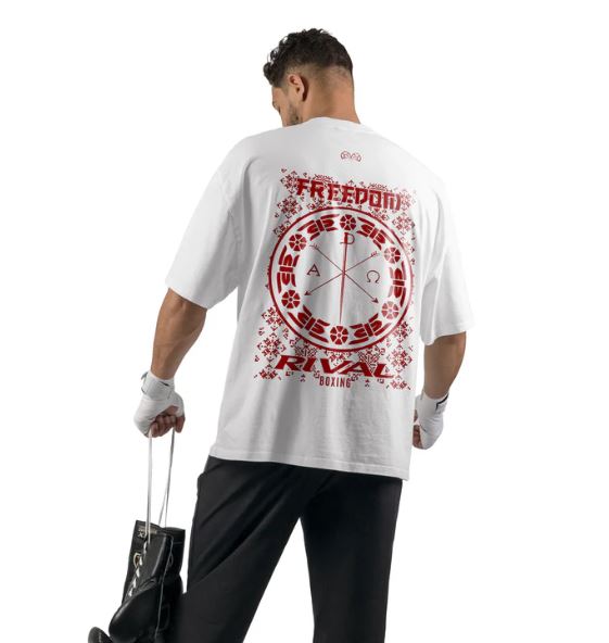 Rival T-Shirt Usyk Graphic, Weiß