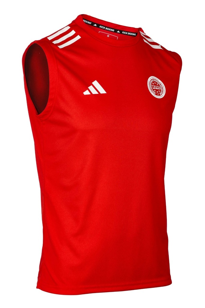 adidas Tank Top WAKO, Rot-Weiß