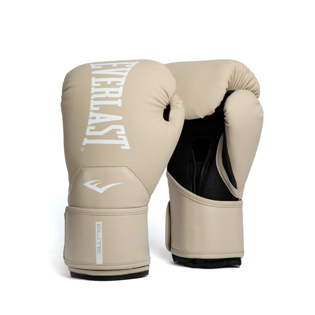 Everlast Boxhandschuhe Elite 2, Sand-Weiß