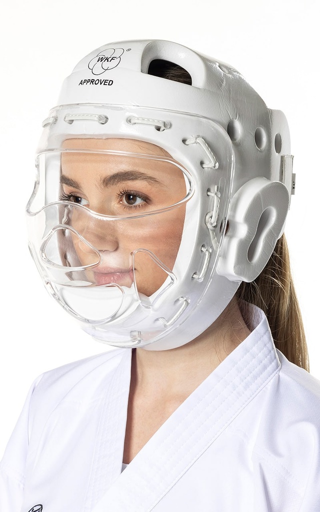 Tokaido Head Guard Karate WKF, White