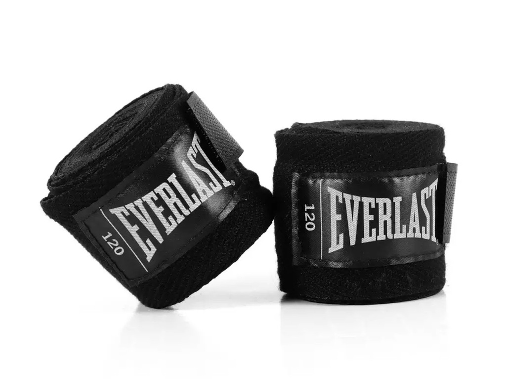 Everlast Boxbandagen Core 3m Unelastisch, Schwarz