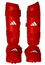 adidas Shin Guards Karate WKF, Red