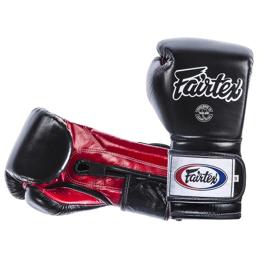 Fairtex Boxing Gloves BGV9 Mexican Style, Black-Red