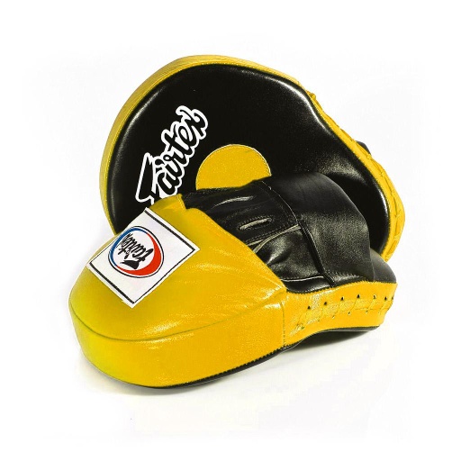 [FMV9-S-GE] Fairtex Punch Mitts Ultimate Contoured FMV9, Yellow