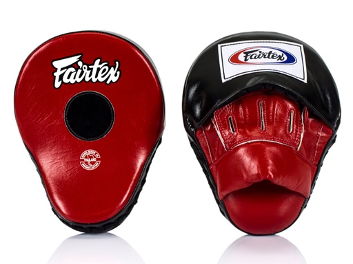 [FMV9-S-R] Fairtex Boxpratzen Ultimate Contoured FMV9, Schwarz-Rot