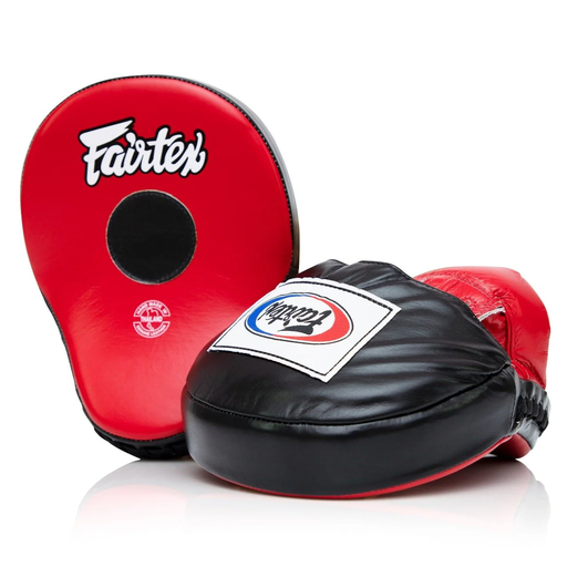 [FMV9-S-R] Fairtex Boxpratzen Ultimate Contoured FMV9, Schwarz-Rot
