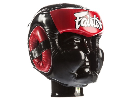 Fairtex Head Guard Full Coverage HG13, Red