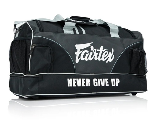 [BAG2-G-S] Fairtex Gym Bag BAG2, Black-Grey