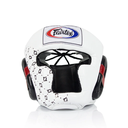 Fairtex Head Guard Super Sparring HG10, White