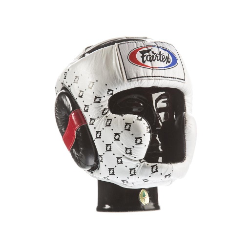 Fairtex Kopfschutz Super Sparring HG10, Weiß