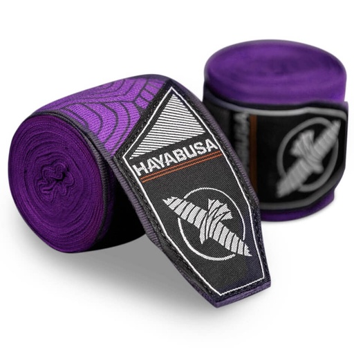 [HAYHWPS-V-PL] Hayabusa Boxbandagen Perfect Stretch Purple Lotus 4,5m halbelastisch, Violett