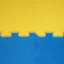 Kampfsportmatte Standup Pro 2,5cm, blau/gelb