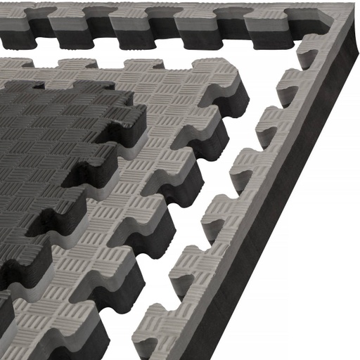 [DAMATGRAP-S-G-4] Kampfsportmatte Grappling Pro 1mx1mx4cm, Schwarz-Grau