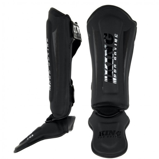 King Pro Boxing Shin Guards Revo, Black