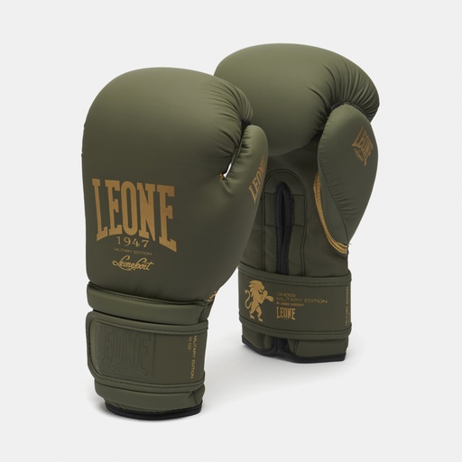 Leone Boxhandschuhe Edition, Grün-Gold