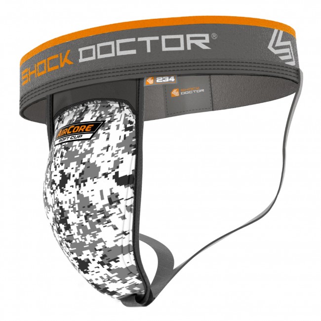 Shock Doctor Groin Guard Air Core Soft Cup, Camo