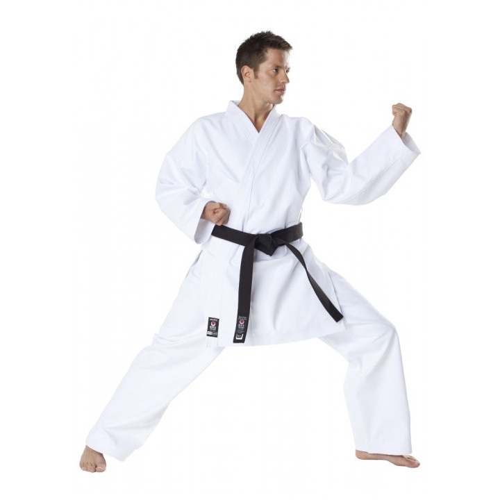 Tokaido Karate Suit Tsunami Silver 12oz, Weiß